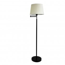 Oriel Lighting-KINGSTON Swing Arm Base in Black With Shade 